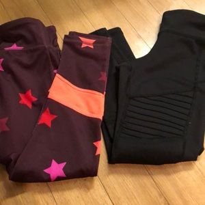 Bundle of 2 pairs of athletic leggings size small